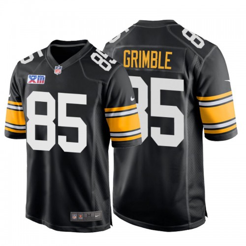 Pittsburgh Steelers #85 Xavier Grimble Super Bowl XIII 1978 Retro Game Jersey Black Men's