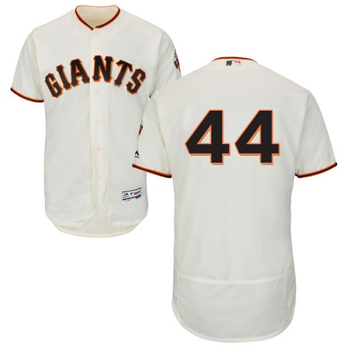 San Francisco Giants #44 Willie McCovey Cream Flexbase Authentic Collection Stitched Jersey Men's