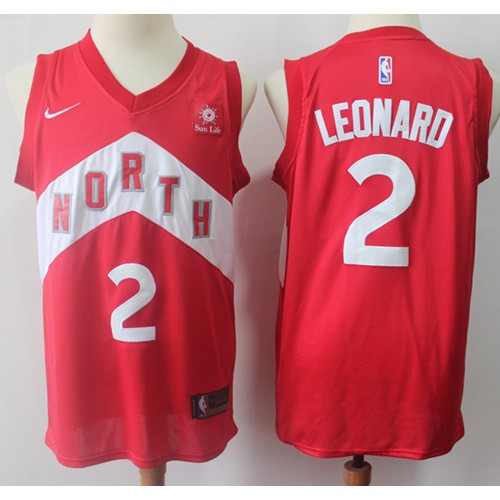 Toronto Raptors #2 Kawhi Leonard Red Youth Swingman Earned Edition Jersey Youth
