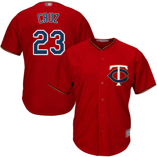 Minnesota Twins #23 Nelson Cruz Red Cool Base Stitched Youth Jersey Youth