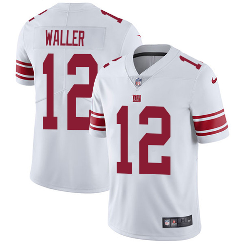 Giants #12 Darren Waller White Men's Stitched Vapor Untouchable Limited Jersey