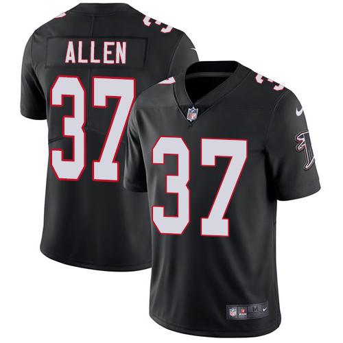 Atlanta Falcons #37 Ricardo Allen Black Alternate Youth Stitched Vapor Untouchable Limited Jersey Youth