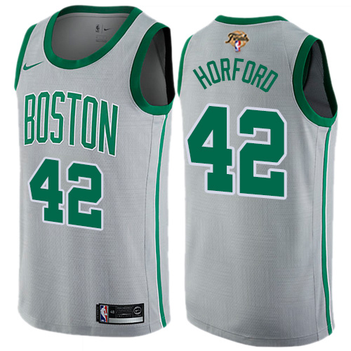 Boston Celtics #42 Al Horford Gray Womens 2022 Finals Swingman City Edition Jersey Womens