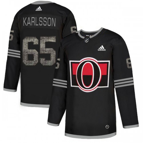 Adidas Ottawa Senators #65 Erik Karlsson Black_1 Authentic Classic Stitched Jersey Men's