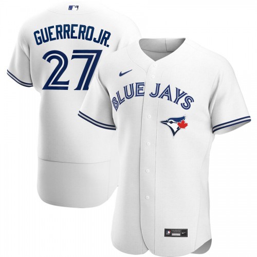 Toronto Toronto Blue Jays #27 Vladimir Guerrero Jr. Men's White Home 2020 Authentic Player Jersey Men's