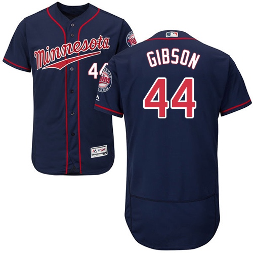 Minnesota Twins #44 Kyle Gibson Navy Blue Flexbase Authentic Collection Stitched Jersey Men's