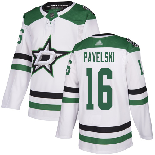 Adidas Dallas Stars #16 Joe Pavelski White Road Authentic Youth Stitched Jersey Youth