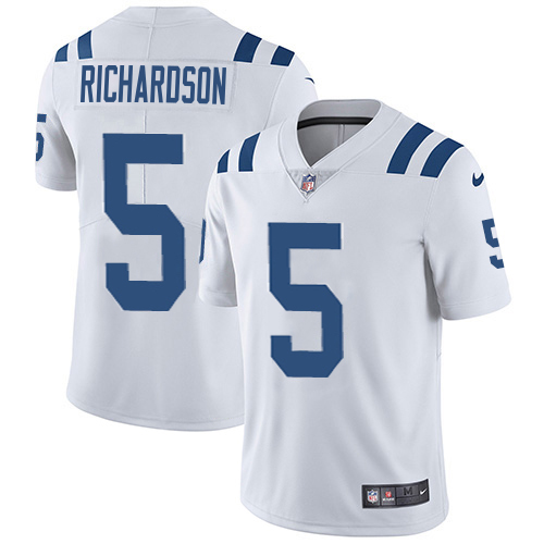 Colts #5 Anthony Richardson Men's White Retired Player Limited Jersey