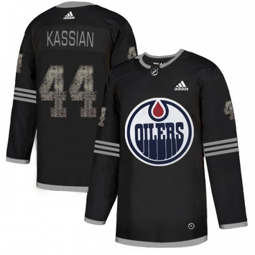 Adidas Edmonton Oilers #44 Zack Kassian Black Authentic Classic Stitched Jersey Men's
