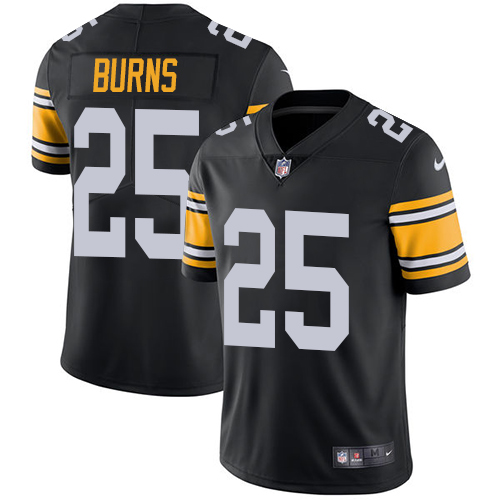 Pittsburgh Steelers #25 Artie Burns Black Alternate Youth Stitched Vapor Untouchable Limited Jersey Youth