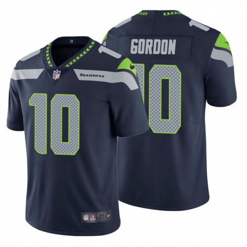 Seattle Seahawks #10 Josh Gordon Navy Men's Vapor Untouchable Limited Jersey Men's