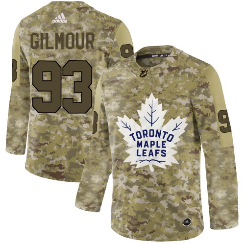 Adidas Maple Toronto Maple Leafs #93 Doug Gilmour Camo Authentic Stitched Jersey Men's