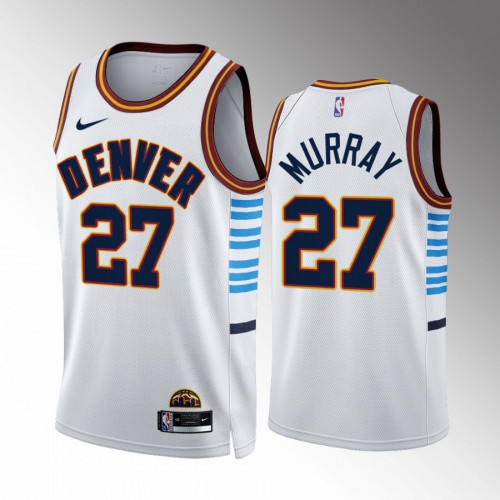 Denver Denver Nuggets #27 Jamal Murray White 2022-23 Mens City Edition Jersey Mens