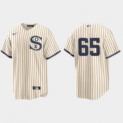 Chicago Chicago White Sox #65 Codi Heuer Men's White 2021 Field of Dreams Game Jersey Men's