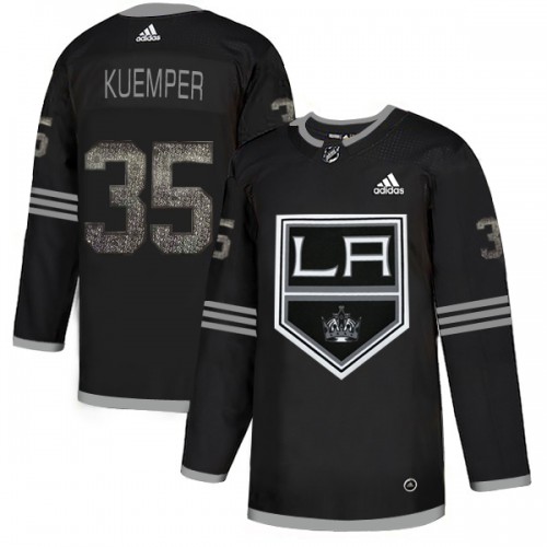 Adidas Los Angeles Kings #35 Darcy Kuemper Black Authentic Classic Stitched Jersey Men's