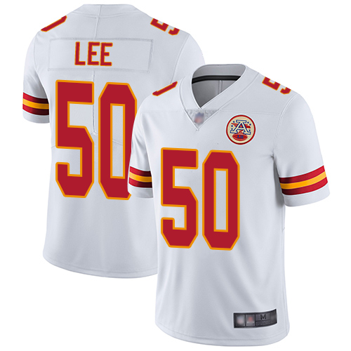 Kansas City Chiefs #50 Darron Lee White Men's Stitched Vapor Untouchable Limited Jersey Men's