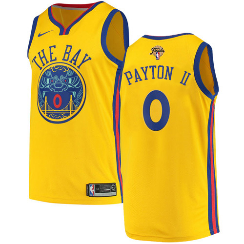 Golden State Warriors #0 Gary Payton II Gold 2022 Finals Swingman City Edition Jersey Mens