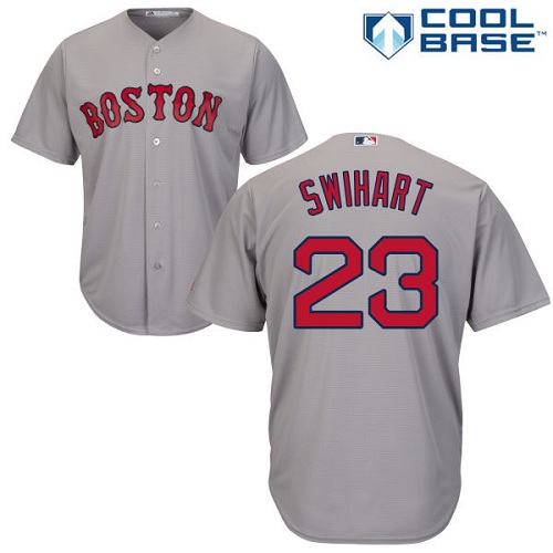 Boston Red Sox #23 Blake Swihart Grey Cool Base Stitched Youth Jersey Youth