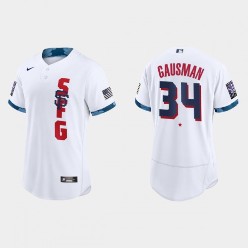 San Francisco San Francisco Giants #34 Kevin Gausman 2021 All Star Game Authentic White Jersey Men's