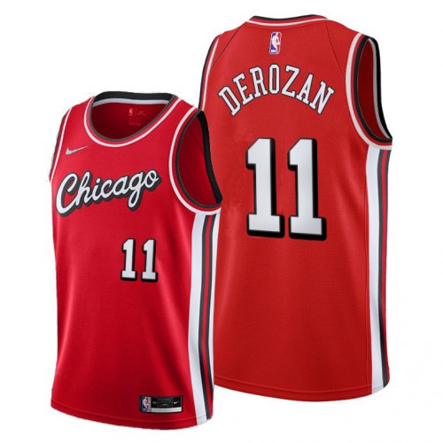 Chicago Chicago Bulls #11 Demar Derozan Womens 2021-22 City Edition Red Jersey Womens