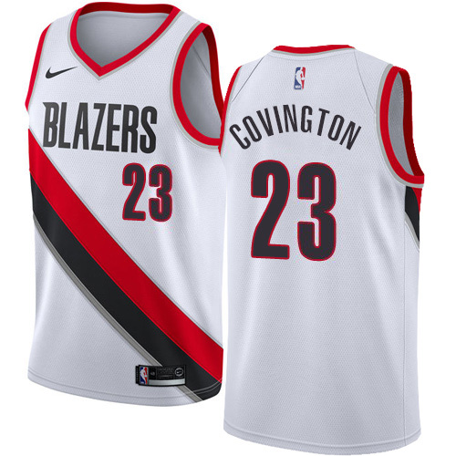Portland Trail Blazers #23 Robert Covington White Youth Swingman Association Edition Jersey Youth