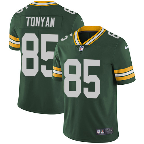 Green Bay Packers #85 Robert Tonyan Green Team Color Men's Stitched Vapor Untouchable Limited Jersey Men's