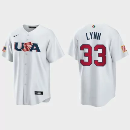 Lance Lynn Chicago White Sox 2023 World Baseball Classic USA Replica Jersey – White