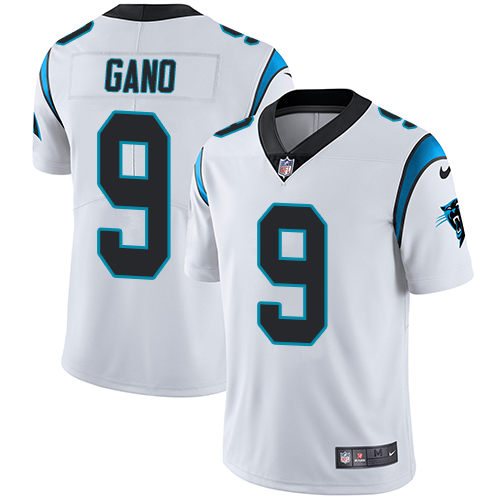 Carolina Panthers #9 Graham Gano White Youth Stitched Vapor Untouchable Limited Jersey Youth