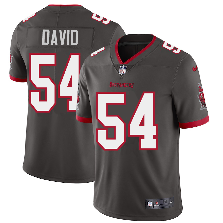 Tampa Bay Buccaneers #54 Lavonte David Youth Pewter Alternate Vapor Limited Jersey