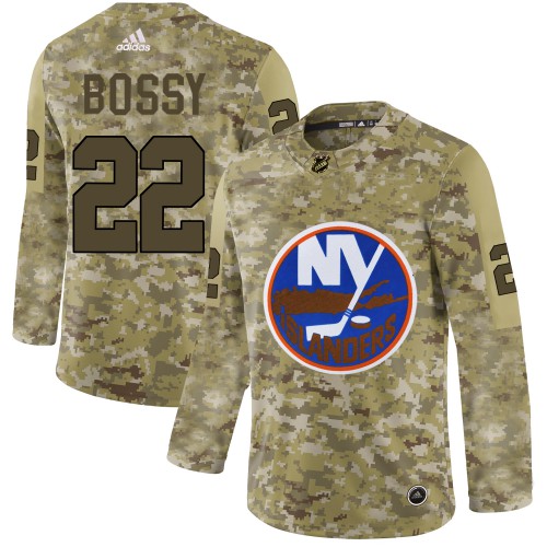 Adidas New York Islanders #22 Mike Bossy Camo Authentic Stitched Jersey Men's