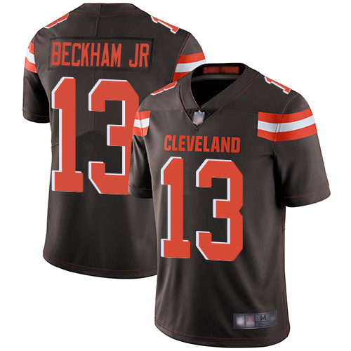 Cleveland Browns #13 Odell Beckham Jr Brown Team Color Men's Stitched Vapor Untouchable Limited Jersey Men's