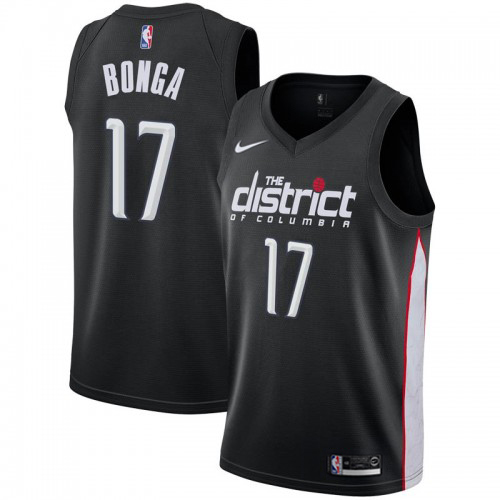Washington Wizards #17 Isaac Bonga Black Youth Swingman City Edition 2018/19 Jersey Youth