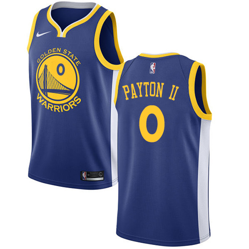 Golden State Warriors #0 Gary Payton II Blue Youth Swingman Icon Edition Jersey Youth