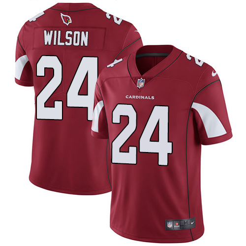 Arizona Cardinals #24 Adrian Wilson Red Team Color Men's Stitched Vapor Untouchable Limited Jersey Men's
