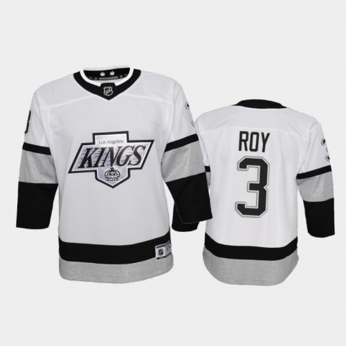 Adidas Los Angeles Kings #3 Matt Roy Youth 2021-22 Alternate Game Jersey - White Youth