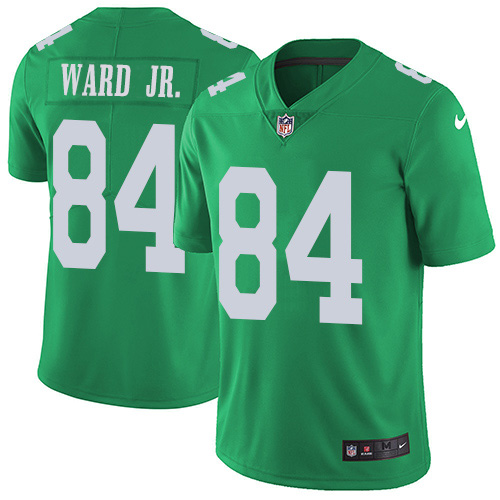 Philadelphia Eagles #84 Greg Ward Jr. Green Youth Stitched Limited Rush Jersey Youth