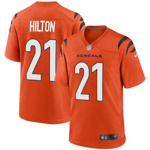 Cincinnati Cincinnati Bengals #21 Mike Hilton Orange Alternate Game Jersey Men's