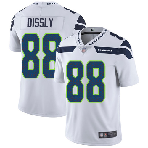 Seattle Seahawks #88 Will Dissly White Youth Stitched Vapor Untouchable Limited Jersey Youth
