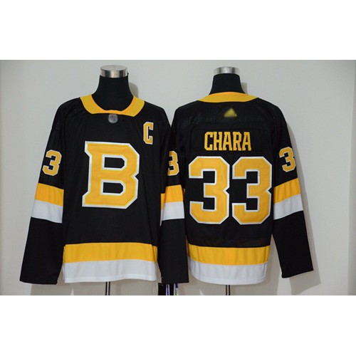 Adidas Boston Bruins #33 Zdeno Chara Black 2019-20 Authentic Third Stitched Jersey Men's