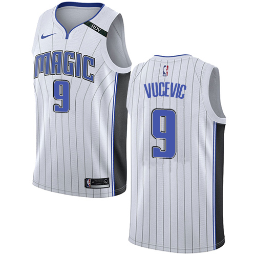 Orlando Magic #9 Nikola Vucevic White Youth Swingman Association Edition Jersey Youth