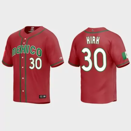 Alejandro Kirk Mexico Baseball 2023 World Baseball Classic Replica Jersey – Red