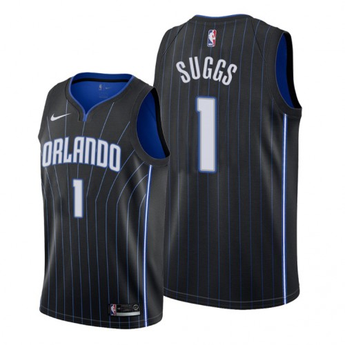 Orlando Orlando Magic #1 Jalen Suggs Womens Black Swingman Statement Edition Jersey Womens