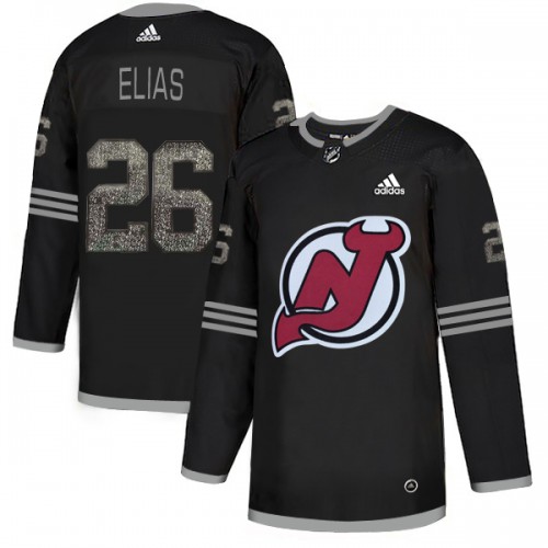 Adidas New Jersey Devils #26 Patrik Elias Black Authentic Classic Stitched Jersey Men's