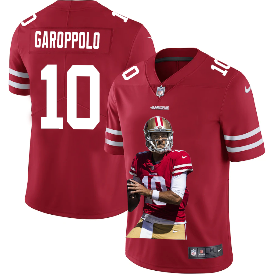San Francisco 49ers #10 Jimmy Garoppolo Team Hero Vapor Limited Jersey Red