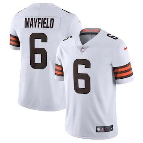 Cleveland Cleveland Browns #6 Baker Mayfield Men's White 2020 Vapor Limited Jersey Men's