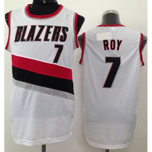 Revolution 30 Portland Trail Blazers #7 Brandon Roy White Stitched Jersey Mens