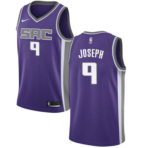 Sacramento Kings #9 Cory Joseph Purple Swingman Icon Edition Jersey Mens