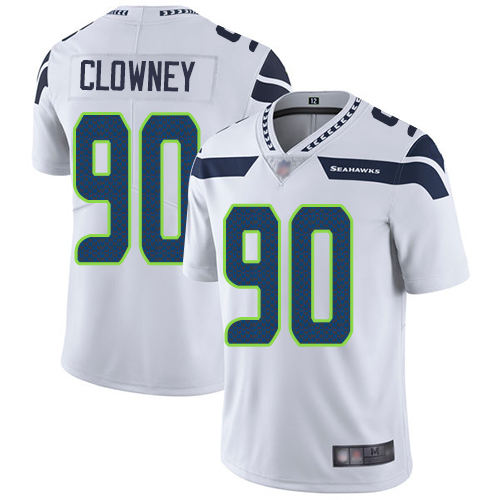 Seattle Seahawks #90 Jadeveon Clowney White Youth Stitched Vapor Untouchable Limited Jersey Youth