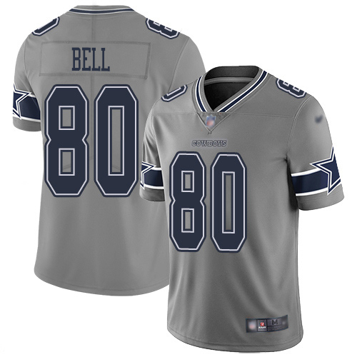 Dallas Cowboys #80 Blake Bell Gray Men's Stitched Limited Inverted Legend Jersey Men's