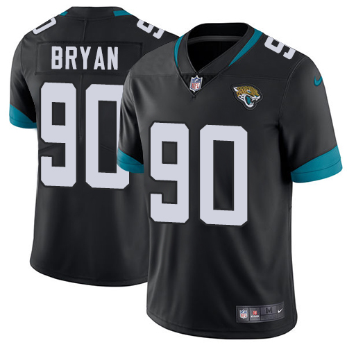 Jacksonville Jaguars #90 Taven Bryan Black Team Color Men's Stitched Vapor Untouchable Limited Jersey Men's